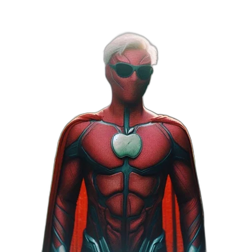 mask, jacket, robot, creature, comic book art, concept art, 3d render, pixel art transparent PNG cut-out
