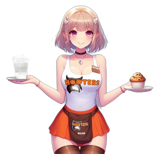 food, dress, robot, staff, pixel art, anime, concept art, fantasy art transparent PNG cut-out