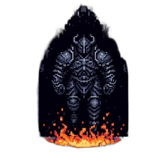 jacket, mask, hat, crown, pixel art, concept art, fantasy art, 3d render transparent PNG cut-out