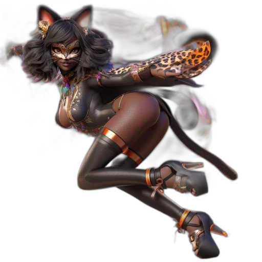 staff, concept art, fantasy art, pixel art, comic book art, dark, humanoid, figure transparent PNG cut-out