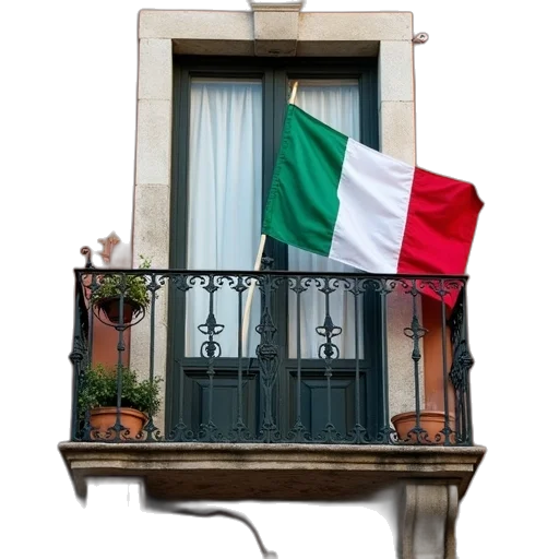 building, umbrella, face, staff transparent PNG cut-out
