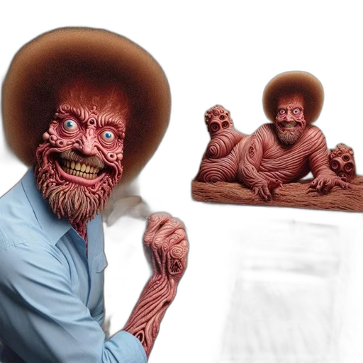hat, creature, face, mask, photorealistic, concept art, 3d render, fantasy art transparent PNG cut-out