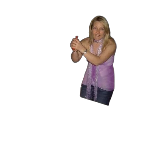 staff, dress, jacket, weapon, 3d render, photorealistic, woman, purple transparent PNG cut-out