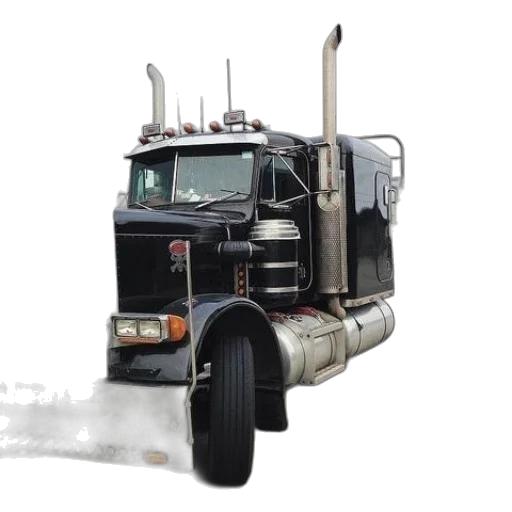 car, weapon, photorealistic, concept art, 3d render, watercolor, black, semi-truck transparent PNG cut-out