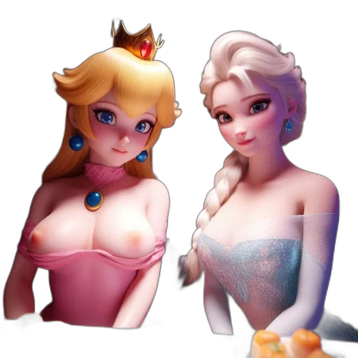 crown, concept art, 3d render, fantasy art, pixel art, pastel, two, animated transparent PNG cut-out