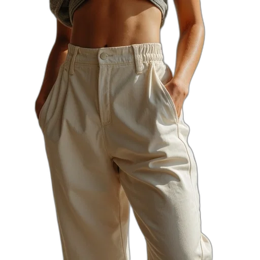 staff, jacket, photorealistic, earth tones, womens, high, waist, pant transparent PNG cut-out