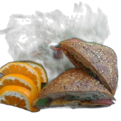 food, hat, photorealistic, 3d render, concept art, watercolor, plate, sandwich transparent PNG cut-out