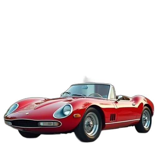 car, animal, photorealistic, 3d render, automobile, model, parked, front transparent PNG cut-out