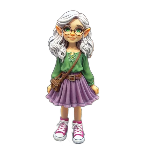 staff, 3d render, concept art, fantasy art, cartoon, pastel, green, earth tones transparent PNG cut-out