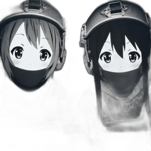 mask, face, hat, robot, anime, photorealistic, cartoon, concept art transparent PNG cut-out