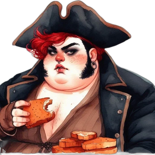 food, staff, watercolor, concept art transparent PNG cut-out