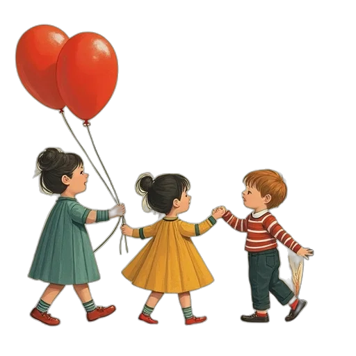 concept art, watercolor, 3d render, red transparent PNG cut-out