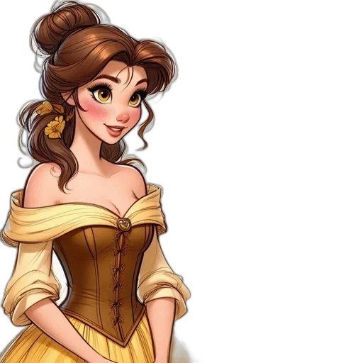 dress, fantasy art, concept art, cartoon, pixel art, golden, image, shows transparent PNG cut-out