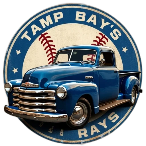 tampa, bay, rays, distressed transparent PNG cut-out