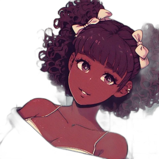 crown, dress, face, hair, anime, concept art, fantasy art, watercolor transparent PNG cut-out