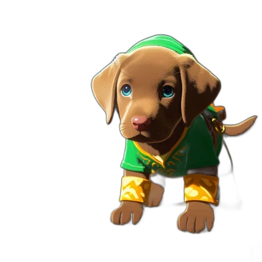 staff, animal, weapon, 3d render, concept art, fantasy art, pixel art, green transparent PNG cut-out