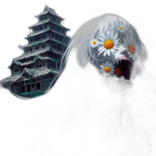 mask, creature, dragon, face, concept art, fantasy art, pixel art, watercolor transparent PNG cut-out