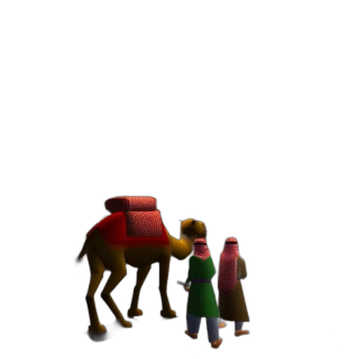 robot, animal, creature, hat, 3d render, concept art, pixel art, fantasy art transparent PNG cut-out