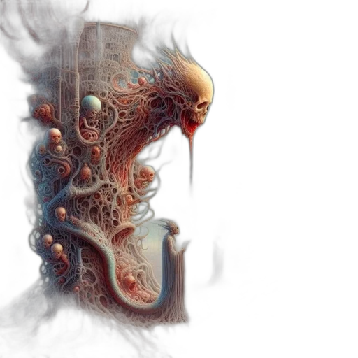 mask, dragon, face, creature, concept art, fantasy art, photorealistic, cyberpunk transparent PNG cut-out