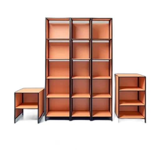 furniture, 3d render, promotional, image, tuff, shelving, bundle, deal transparent PNG cut-out