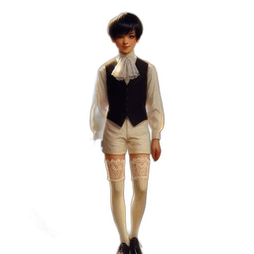 jacket, staff, 3d render, oil painting, concept art, photorealistic, monochrome, youth transparent PNG cut-out