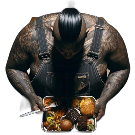 food, animal, jacket, photorealistic, concept art, person, unique, appearance transparent PNG cut-out