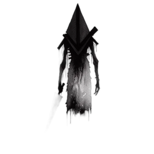 mask, creature, sword, face, concept art, pixel art, fantasy art, comic book art transparent PNG cut-out