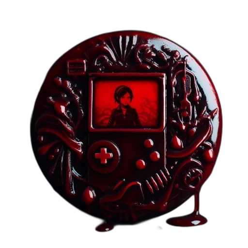 mask, staff, furniture, jewelry, concept art, photorealistic, red, dark transparent PNG cut-out