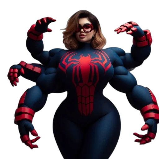mask, creature, animal, concept art, comic book art, 3d render, woman, donning transparent PNG cut-out