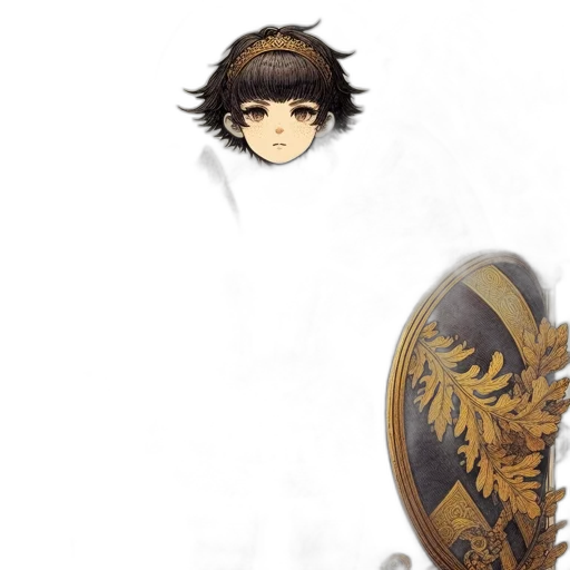 shoes, mask, creature, crown, anime, photorealistic, concept art, cartoon transparent PNG cut-out