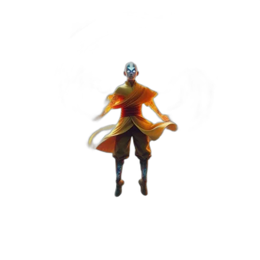 staff, mask, sword, jacket, concept art, 3d render, pixel art, fantasy art transparent PNG cut-out