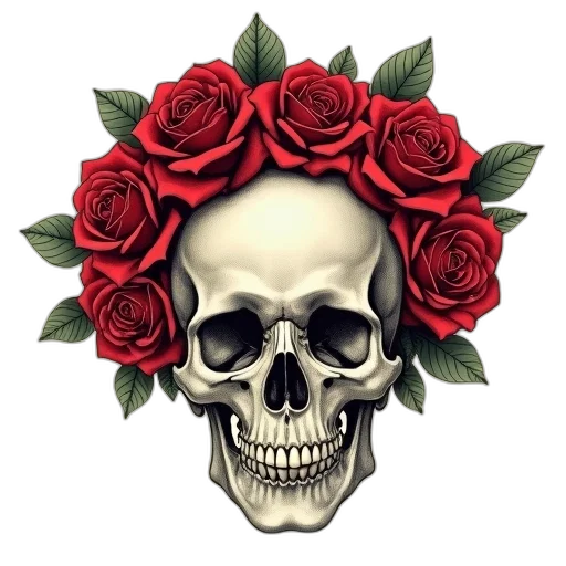 flower, crown, face, mask, photorealistic, pixel art, fantasy art, 3d render transparent PNG cut-out