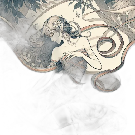jewelry, concept art, comic book art, fantasy art, anime, underwater, forest, fog transparent PNG cut-out