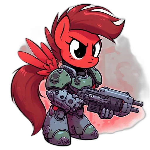 weapon, pixel art, concept art, cartoon, comic book art, animated, character, combines transparent PNG cut-out