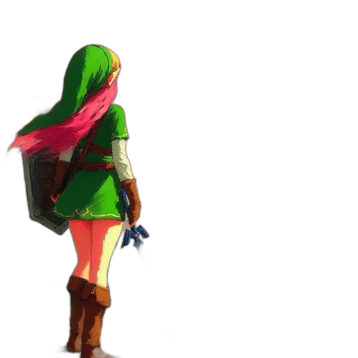 dress, weapon, sword, mask, concept art, 3d render, pixel art, fantasy art transparent PNG cut-out
