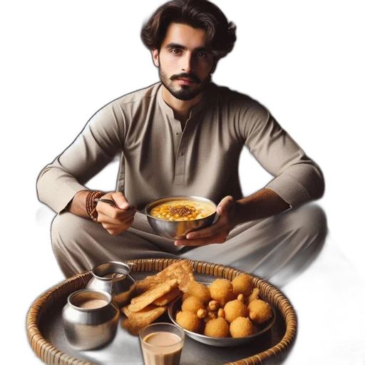 food, photorealistic, oil painting, concept art, fantasy art, man, wearing, traditional transparent PNG cut-out