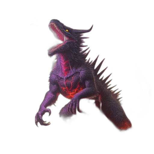 dragon, creature, animal, staff, 3d render, concept art, fantasy art, illustration transparent PNG cut-out