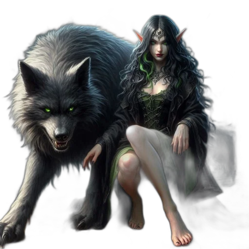 creature, animal, fantasy art, concept art, comic book art, photorealistic, green, dark transparent PNG cut-out