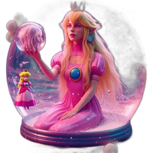 dress, fantasy art, concept art, pixel art, 3d render, underwater, outer space, pastel transparent PNG cut-out