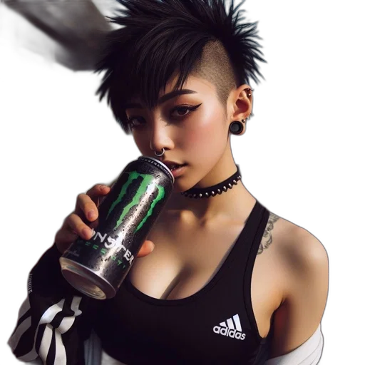 dragon, bottle, weapon, robot, cyberpunk, photorealistic, anime, fantasy art transparent PNG cut-out