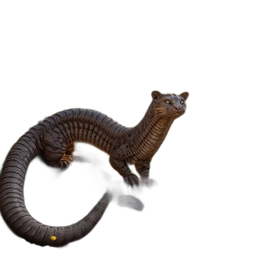 dragon, creature, animal, staff, 3d render, concept art, fantasy art, photorealistic transparent PNG cut-out