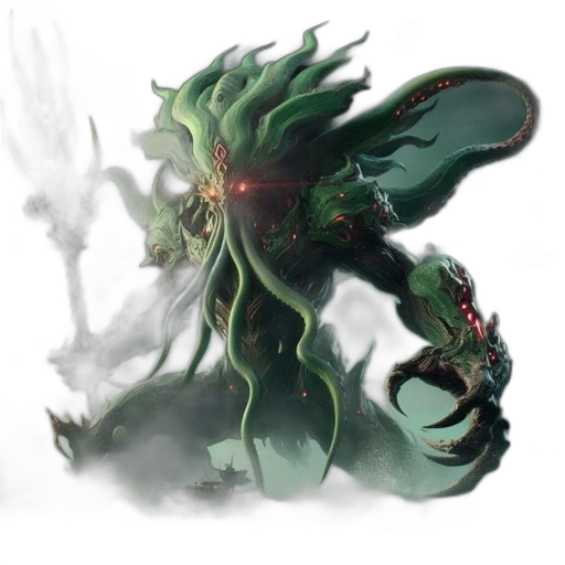 dragon, creature, staff, mask, concept art, fantasy art, pixel art, comic book art transparent PNG cut-out