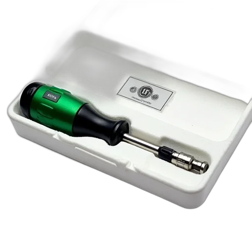 green, black, screwdriver, silver, drill, bit, placed, white transparent PNG cut-out