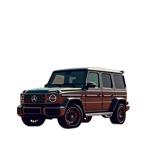 car, animal, weapon, 3d render transparent PNG cut-out