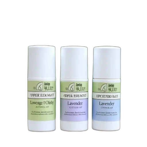 three, identical, white, cylindrical, containers, green, blue, labels transparent PNG cut-out