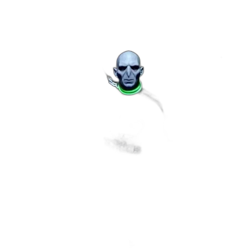 mask, robot, face, staff, pixel art, concept art, 3d render, fantasy art transparent PNG cut-out