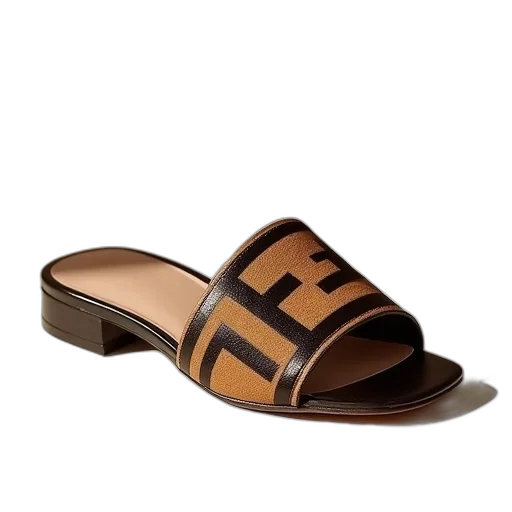 shoes, earth tones, fendi, women transparent PNG cut-out