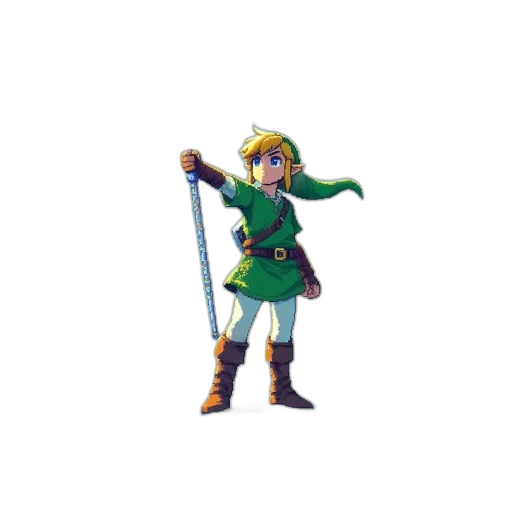 staff, sword, weapon, animal, pixel art, concept art, 3d render, fantasy art transparent PNG cut-out