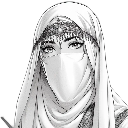 mask, face, pencil sketch, concept art, fantasy art, comic book art, monochrome, illustration transparent PNG cut-out