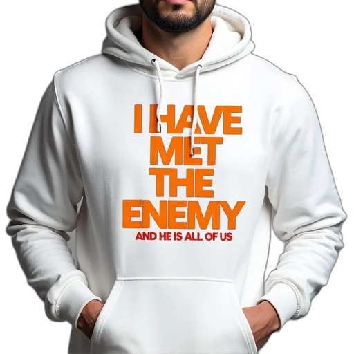 jacket, 3d render, man, wearing, white, hoodie, graphic, design transparent PNG cut-out
